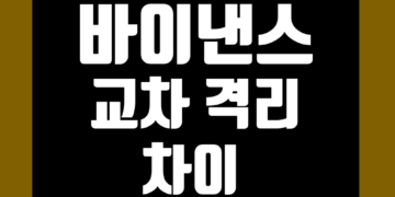 바이낸스 선물 교차 격리 차이 및 변경 방법