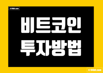 코인 투자 방법 및 비트코인 투자 전략