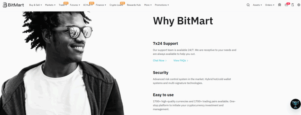 비트마트 Bitmart 거래소 사용 후기