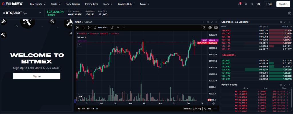 비트맥스 BitMEX 사용 후기 및 거래소