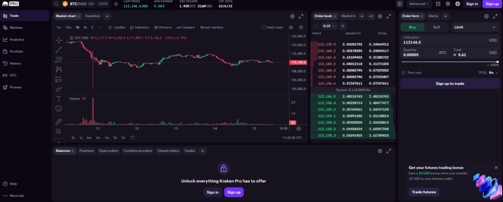크라켄 Kraken 거래소 사용 후기 그리고 장점