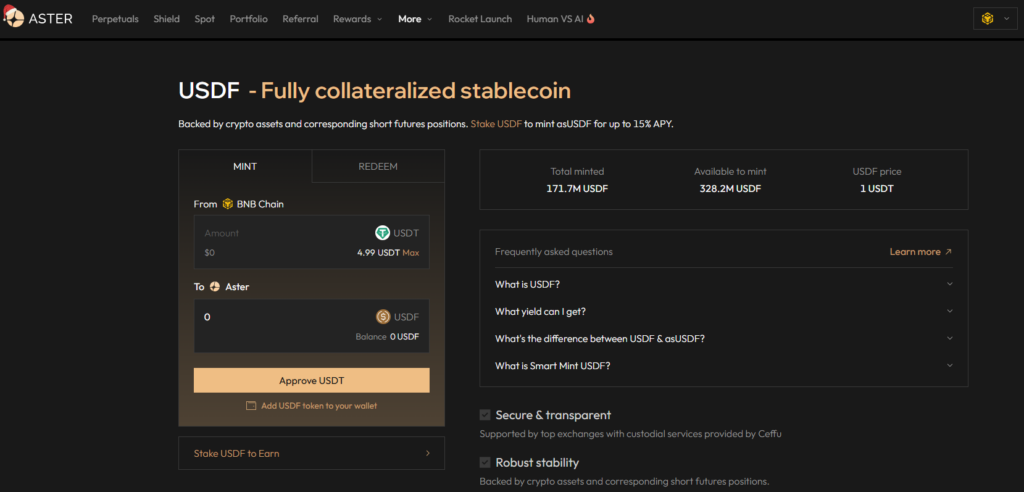 아스터(Aster DEX) 거래소 사용 후기 장점