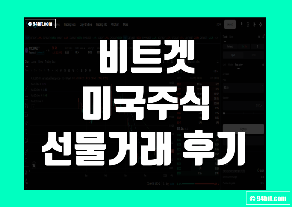 비트겟 미국주식(TradeFi) 선물거래 후기 및 사용 방법 초보자 가이드