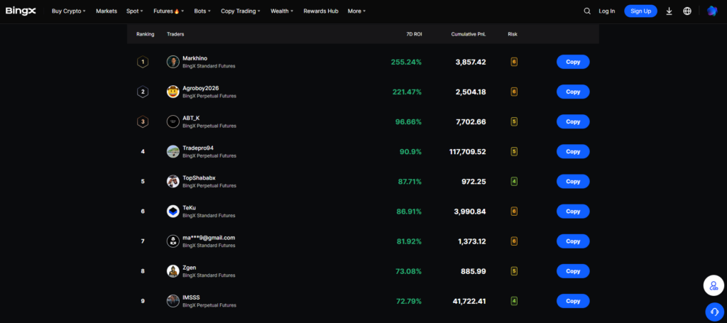빙엑스 카피트레이딩 하는 방법, 수익 인출 및 종료 후 빼는법 정리