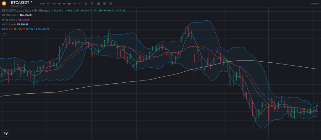 바이낸스 비트코인 차트 시세 및 가격 보는법 정리