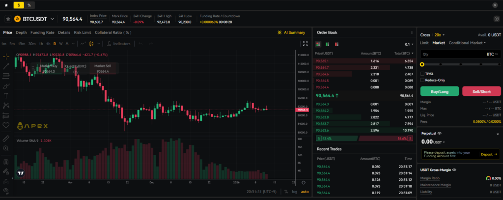 에이펙스 옴니(Apex Omni) 거래소 사용법 FAQ 초보자 가이드