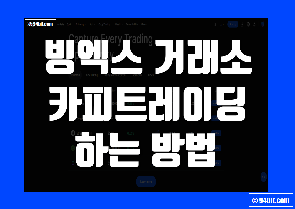 빙엑스 카피트레이딩 하는 방법, 수익 인출 및 종료 후 빼는법 정리
